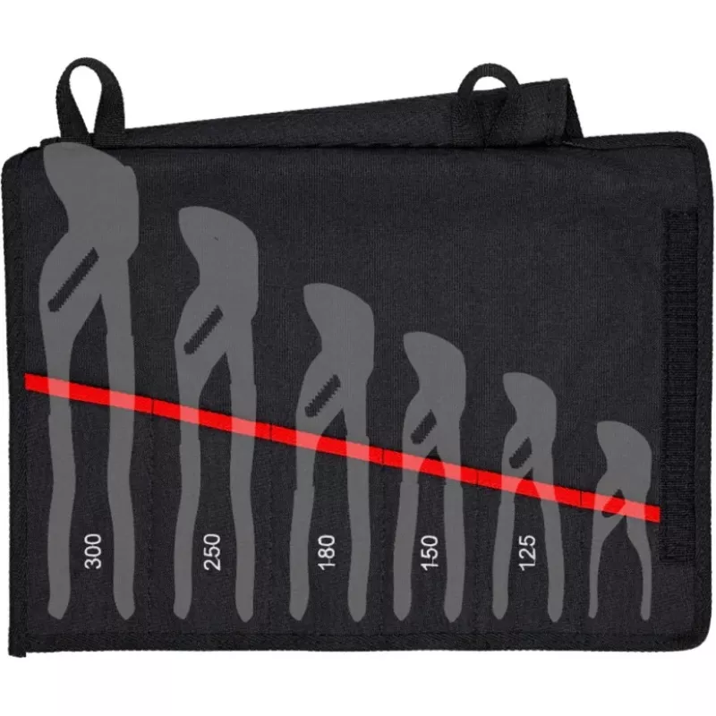 Instrumentu soma Knipex 00 19 55 S4 LE — neaizpildīta, izmēri G x P x A