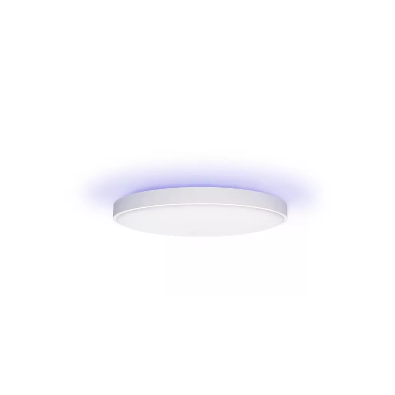 Griestu gaismeklis Yeelight Arwen 550S — 50W LED, 3500 lm, RGB, regulējams, 55.5 cm diametrs, IP50, Wi‑Fi/Bluetooth, CRI 95
