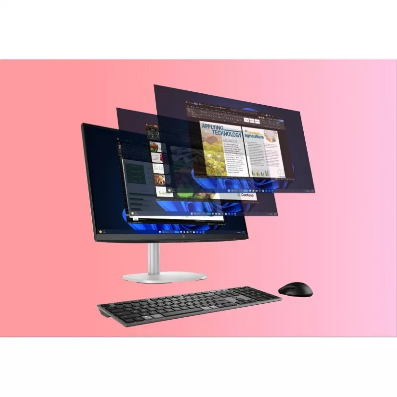 HP Inc. HP EliteStudio 8 G1i AI - All-in-One (Complete Solution) - Core Ultra 7 265 / 2.4 GHz - vPro Enterprise - RAM 32 GB - SSD 1 TB - NVMe - Intel Graphics - 1GbE, Wi-Fi 6, Blue