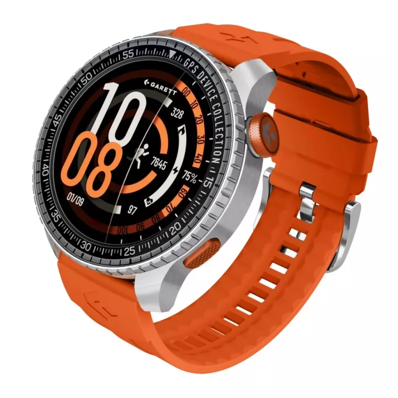 Smartwatch Garett Compass GPS sudraba — Garett Compass GPS srebrny