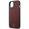Mercedes MEHCP13SPSQRE iPhone 13 mini 5,4 sarkans/sarkans cietais vāciņš Ādas zvaigžņu raksts