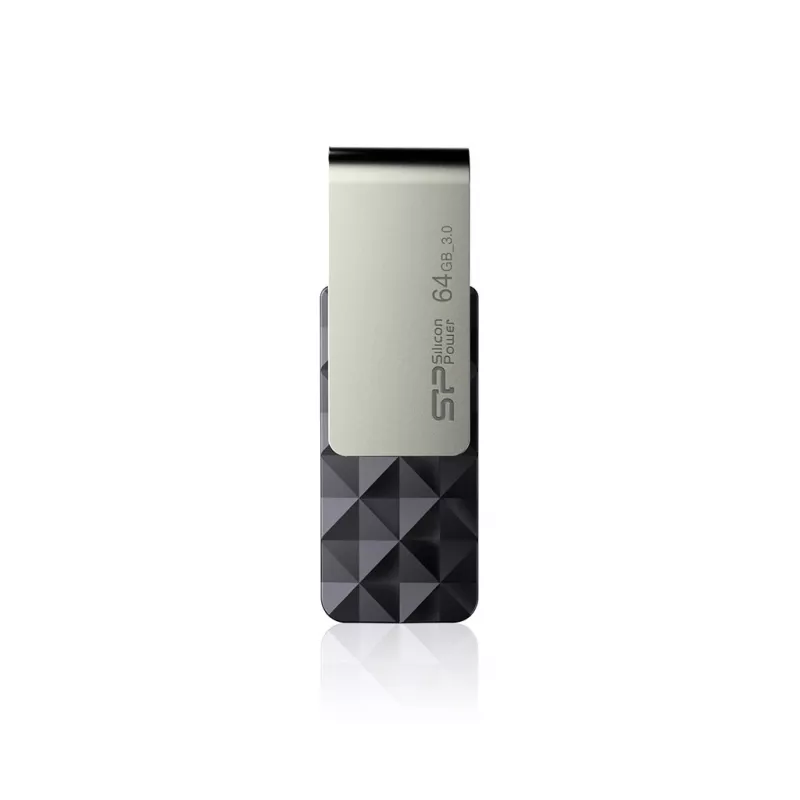 Silicon Power Blaze B30 USB zibatmiņa 64 GB USB Type-A 3.0 (3.1 Gen 1) Melna