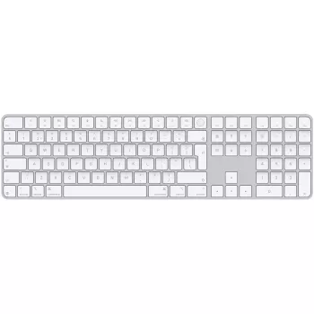 APPLE Magic tastatūra ar Touch ID un ciparu tastatūru Mac modeļiem ar Apple silicon - holandiešu izkārtojums - balti taustiņi