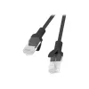 Tīkla kabelis LANBERG PCU5-10CC-0500-BK Cat5e U/UTP RJ-45 — 5 m, melns, CCA vads