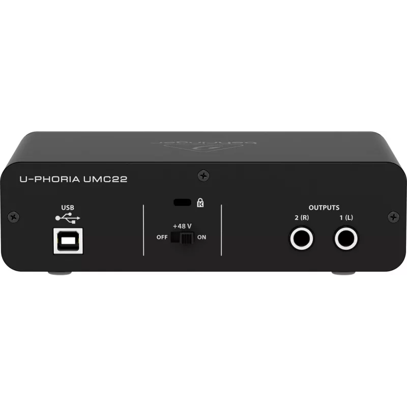 Behringer UMC22 papildu mūzikas aprīkojums Koncertu/Studijas priekšpastiprinātājs