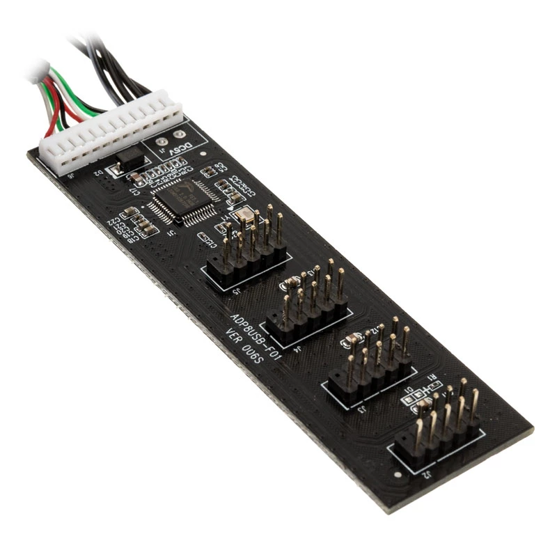 USB centrmezgla karte Kolink USB 2.0 ar 60cm USB un Molex kabeli