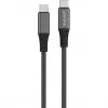 4smarts PremiumCord - USB kabelis - USB-C (vīr.) uz USB-C (vīr.) - USB 2.0 - 20 V - 5 A - 1,5 m - USB barošanas avots (100 W) - Melns