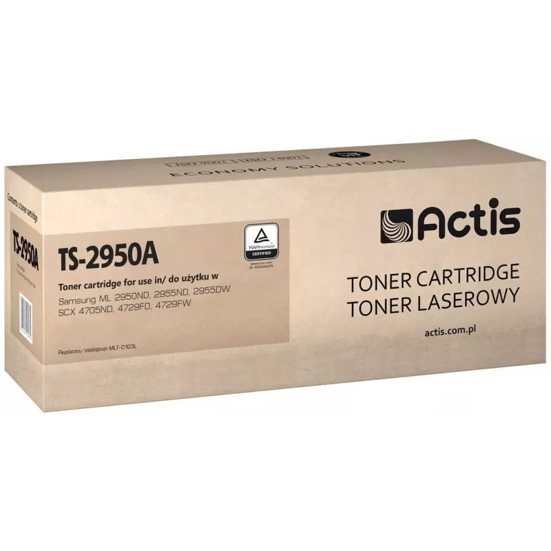 Actis TS-2950A toneris (Samsung MLT-D103L aizstājējs; standarta; 2500 lappuses; melns)