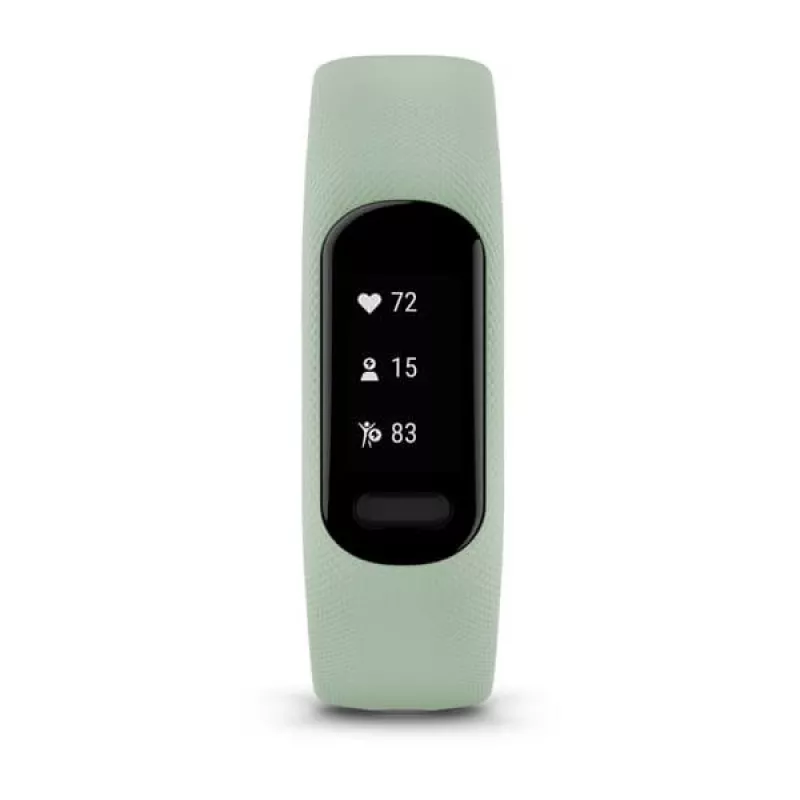Garmin VIVOSMART 5 OLED digitālais 88 x 154 pikseļu skārienjutīgais ekrāns piparmētru krāsā GPS (satelīts)