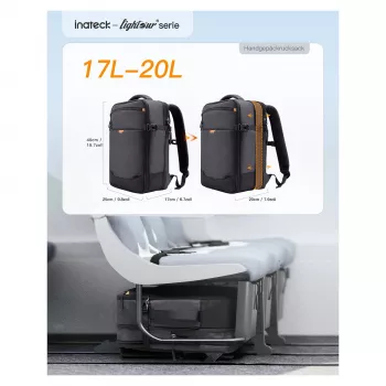 inateck piezīmjdatora mugursoma 14 BP03006-14 melna