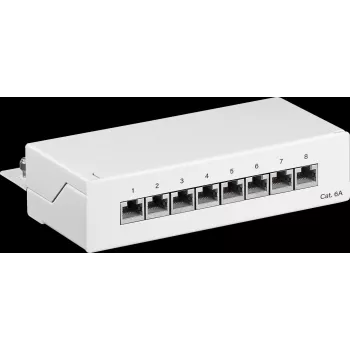 Goobay 62067 - RJ45 - Cat6a - 22/26 - Balts - Plauktu uzstādīšana - 1U (62067)