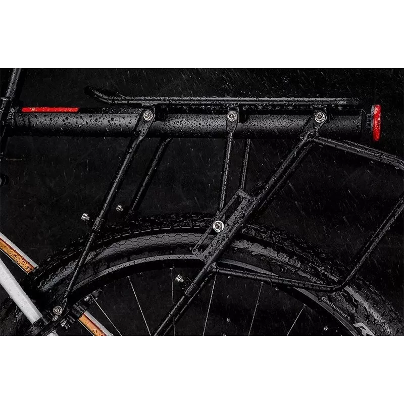 Rockbros 33210004001 melns velosipēdu statīvs ar plauktu