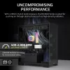 Corsair iCUE LINK RX120 MAX 120mm korpusa ventilators - melns