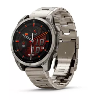 Smartwatch GARMIN Fenix 8 47 mm, 1.4 inch (3.56 cm) AMOLED 454×454, Titāns, Wi‑Fi, GPS