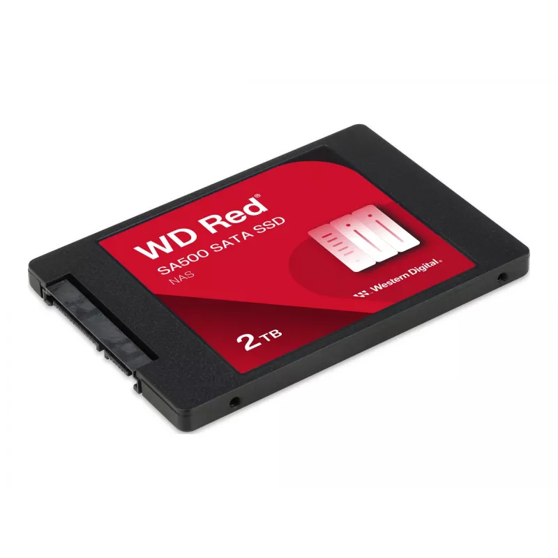 SSD disks Western Digital Red SA500 2TB 2.5 collas SATA III, 3D NAND, NAS