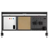 Galda nodalījums ergo office ER-300 B, platums 1250 mm, maksimālā slodze 10 kg