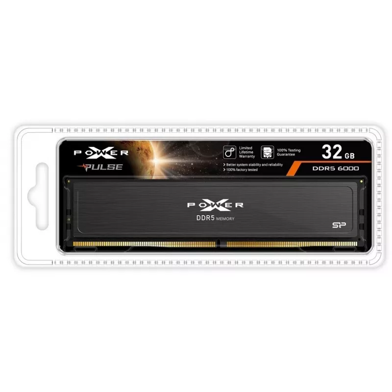 Silicon Power DDR5 32GB PC 6000 CL30 Silicon-Power (1x32GB) Pulse/U-DIM - 32 GB - DDR5