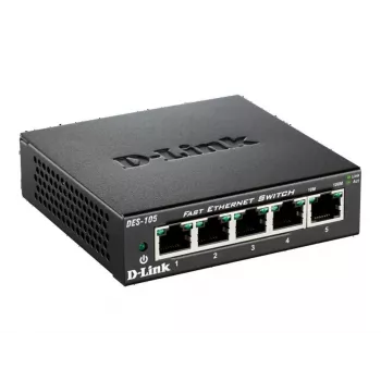 D-Link DES-105 Nepārvaldāms L2 Melns