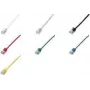 LogiLink Ultraflex SlimLine - komutācijas kabelis - RJ-45 (V) uz RJ-45 (V) - 2 m - 3.8 mm - ekranēts PIMF - CAT 6a - ekranēts, bez halogēna, formēts - zils, RAL 5015
