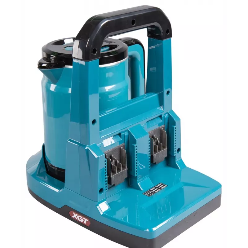 Makita KT001GZ elektriskā tējkanna 0,8 L Melna, Zila
