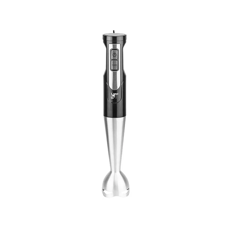 Rokas iegremdējamais blenderis LAFE BRK-003A, 800 W, melns/sudrabains, nerūsējošā tērauda asmens, 0,6 L bļoda, 0,5 L krūze