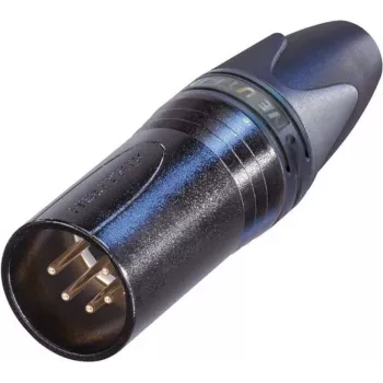 Neutrik XLR savienotāja spraudnis, taisns Polu skaits: 5 Melns NC5MXX-B 1 gab. (NC5MXX-B)