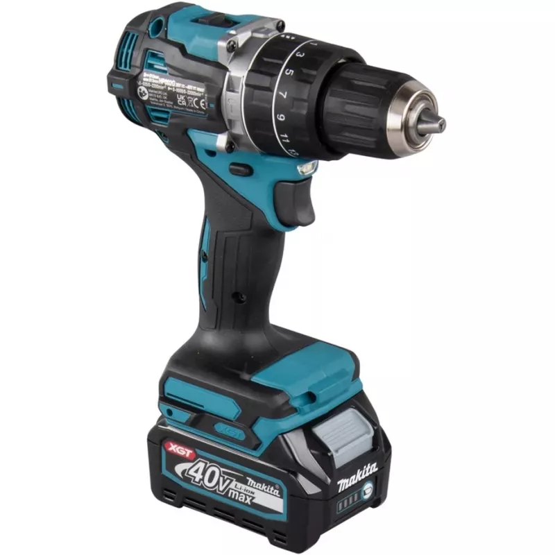 Makita - Rotācijas āmurs/urbis - Bezvadu - 2 ātrumi - Atslēgas patrona 13 mm - 64 N·m - 2 baterijas, lādētājs iekļauts - 40 V