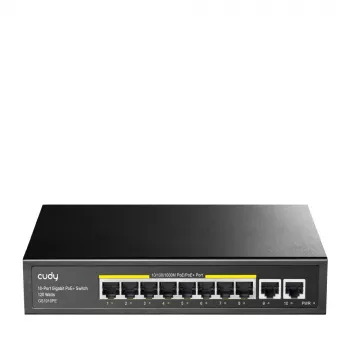 Cudy GS1010PE tīkla komutators Gigabit Ethernet 10 porti PoE Melns