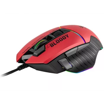 Spēļu pele A4Tech Bloody W95Max — labrocīga, vadu USB, 12000 DPI, 1 ms, 250 ips, 50M klikšķi, 146 g
