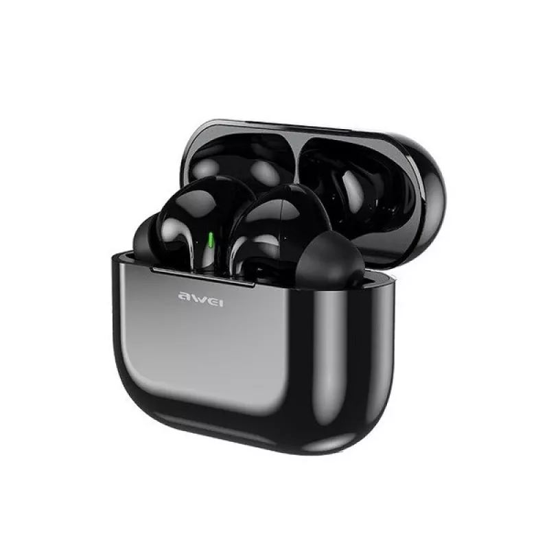 AWEI Bluetooth 5.0 T29 TWS austiņas + dokstacija melna/melna
