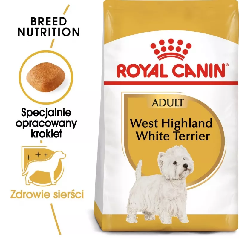 Royal Canin BHN West Highland Balts Terrier Adult - sausā barība pieaugušiem suņiem - 3kg