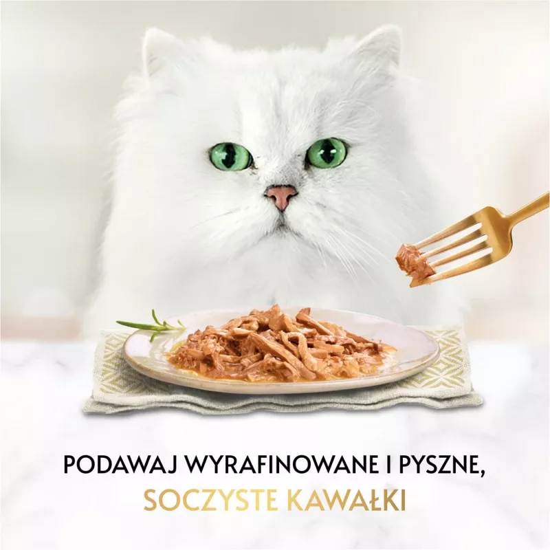 PURINA Gourmet Gold Succulent Delights okeāna zivs — mitrā kaķu barība — 85g