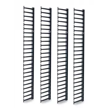 APC NetShelter kabeļu pārvaldība, Vertikāls kabeļu pārvaldnieks, priekš NetShelter SX tīkla skapjiem 48U, komplektā 4 gab., 250 x 2045 x 170 mm