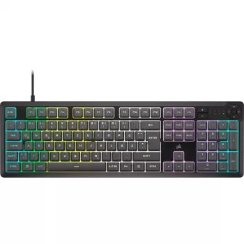 Corsair CH-9226D65-DE tastatūra spēļu USB QWERTZ vācu pelēka
