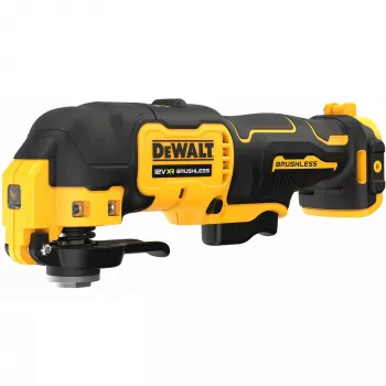 Oscilējošais daudzfunkciju instruments DeWalt DCS353NT-XJ, bezsuku motors, bezvada, 12 W, 840 g, melns/dzeltens
