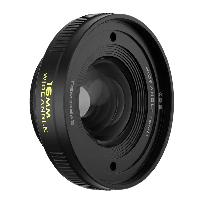 Platleņķa objektīvs Freewell 16mm 17mm stiprinājumam