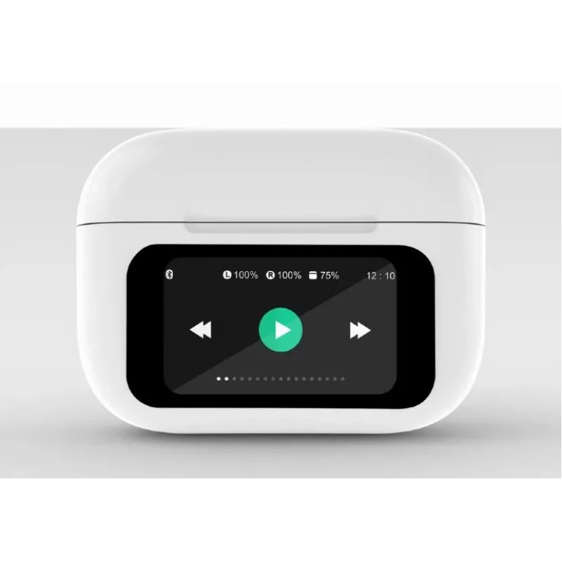 Austiņas BLUETOOTH/BALTS TWS-LCD-ANC-01-W Gembird