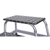 Pakāpienu ķeblītis Krause 805027, alumīnija, 2 pakāpieni, maksimālā slodze 150 kg, garums 680 mm, augstums 41 cm