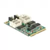 DeLOCK 95244 Mini PCIe seriālais adapteris - 4 x RS-232