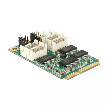 DeLOCK 95244 Mini PCIe seriālais adapteris - 4 x RS-232