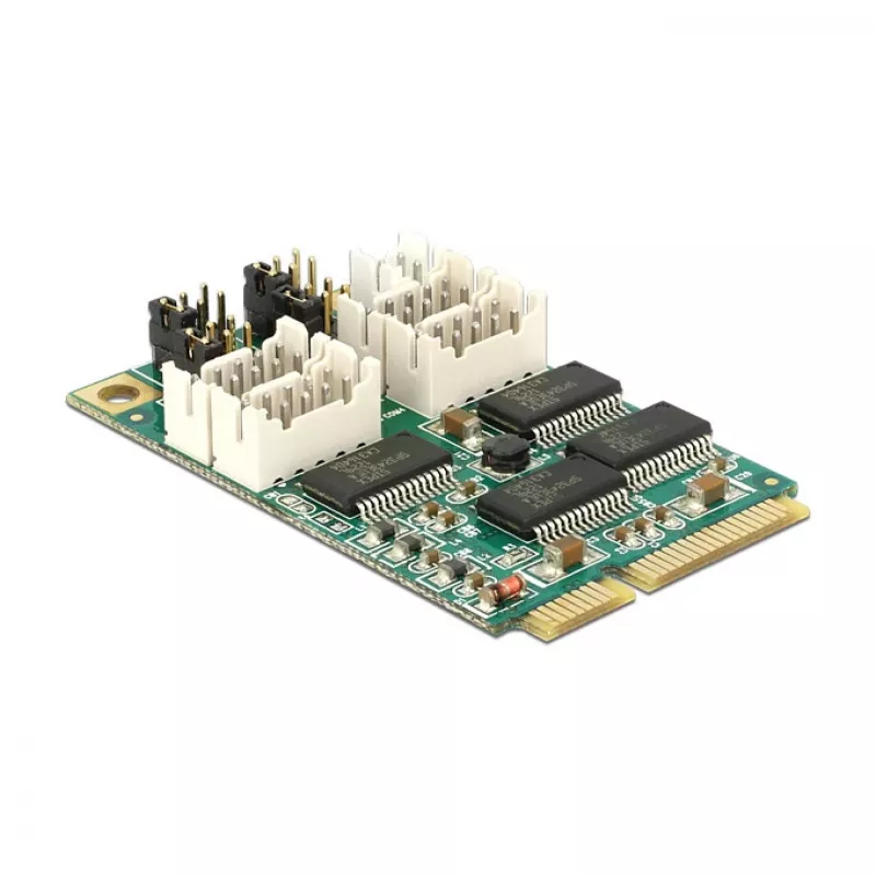 DeLOCK 95244 Mini PCIe seriālais adapteris - 4 x RS-232
