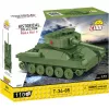 Būvējamais komplekts Cobi T-34-85 tanka modelis — 110 gab., vecums 6+, zaļš