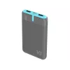 PowerBank EnerGo 10000mAh pelēkzils