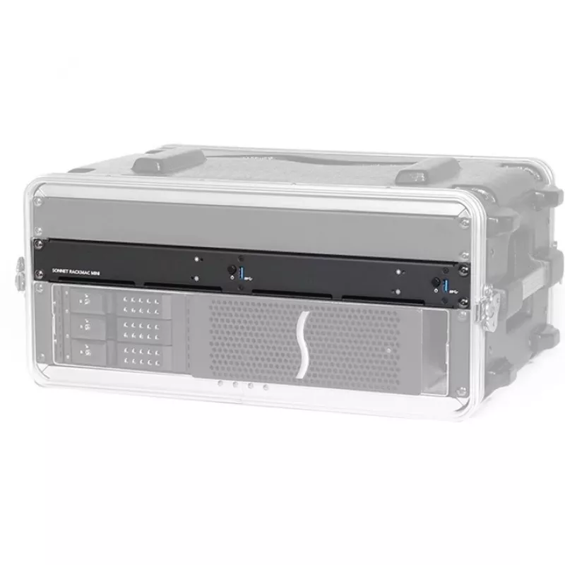 Stiprinājuma komplekts Sonnet RackMac mini 1U Melns