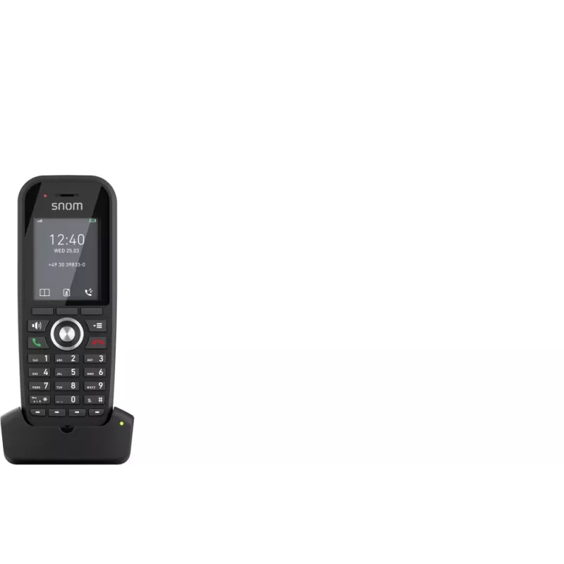 DECT tālrunis Snom M30 IP DECT klausule Bezvadu klausule Melns