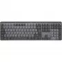 Logitech MX Mechanical Wireless Illuminated Performance tastatūra - GRAPHITE - (DE) - CLICKY