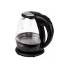 Tējkanna | Adler | Tējkanna | AD 1224 | Standarta | 2000 W | 1,5 L | Stikls | 360° grozāma pamatne | Melna