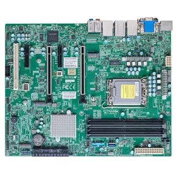 Supermicro - X13SAE-F - mātesplate - ATX - LGA1700 ligzda - W680 mikroshēmojums USB 3.2 Gen 1 USB 3.2 Gen 2 USB-C Gen 2x2 Gigabit LAN 2.5 Gigabit LAN iebūvētā grafika HD Audio