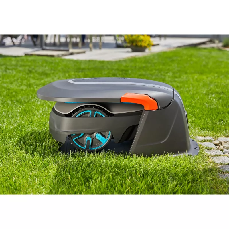 Robotzāģa nojume, pelēka/tirkīza, SILENO life, SILENO city