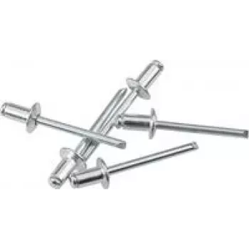 Cauruļveida kniede KWB 407476 Alumīnijs 4mm diametrs 16mm garums